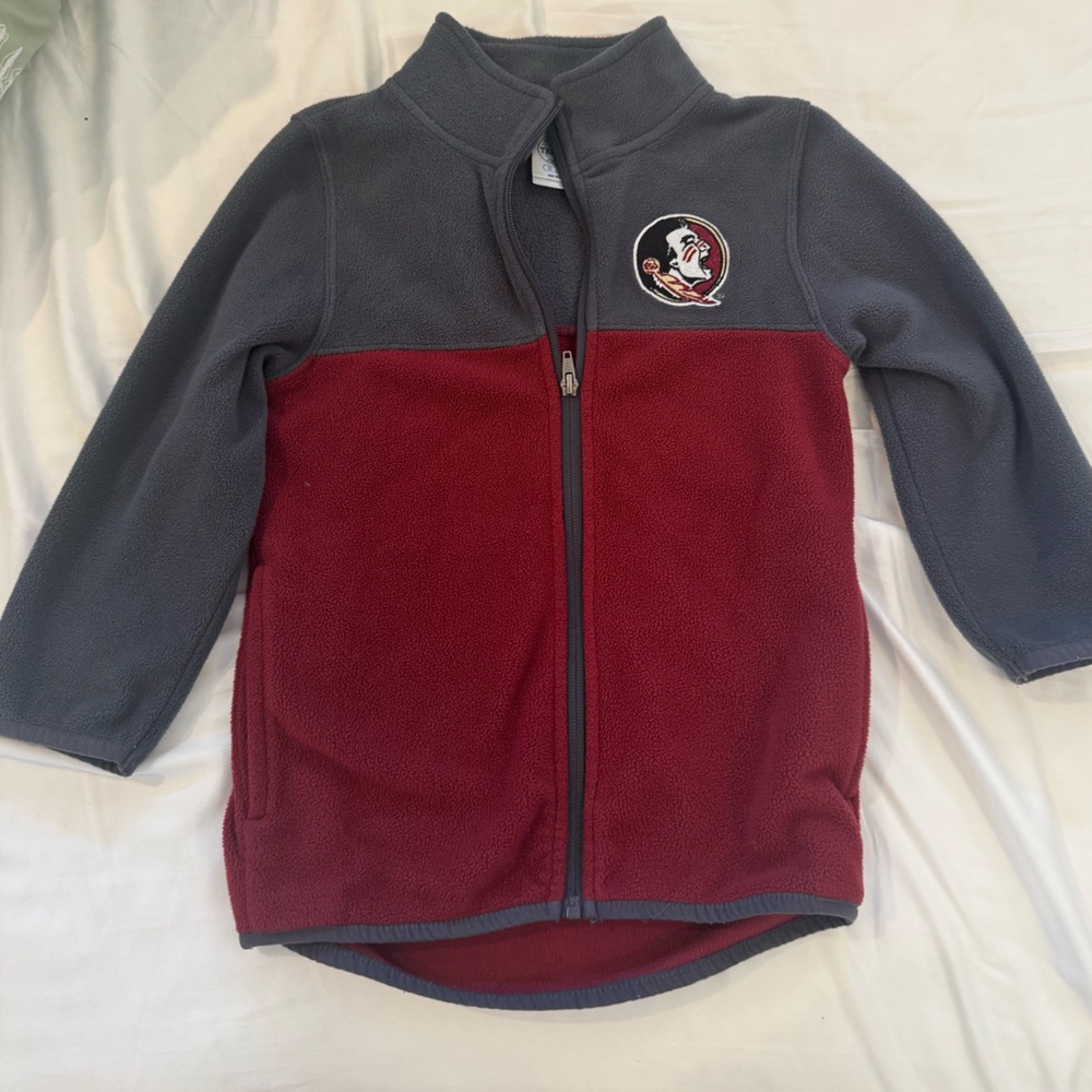 Florida State University FSU Zip-Up Jacket with Logo